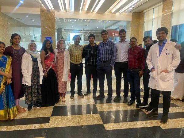 After finishing the OSA Surgical Fellowship Training at AIG Hospitals, Hyderabad