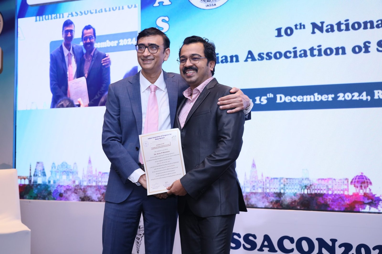 Receiving my Graduation in OSA and Sleep Surgery at the 10th IASSA National Meeting 2024