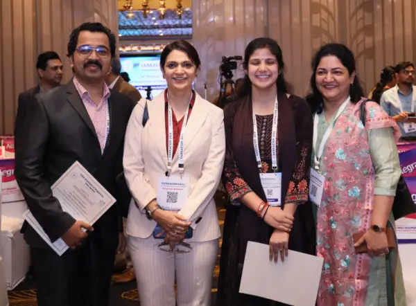 With Dr. Sukhvinder Bindra, Dr. Shreya and Dr. Gayathri